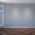 Ekena Millwork Extra Small Pendleton Decorative Fretwork Wall Pnls in Architectural PVC, 7 3/8"W x 8 1/2"H x 3/8"T WALP08X08PEN